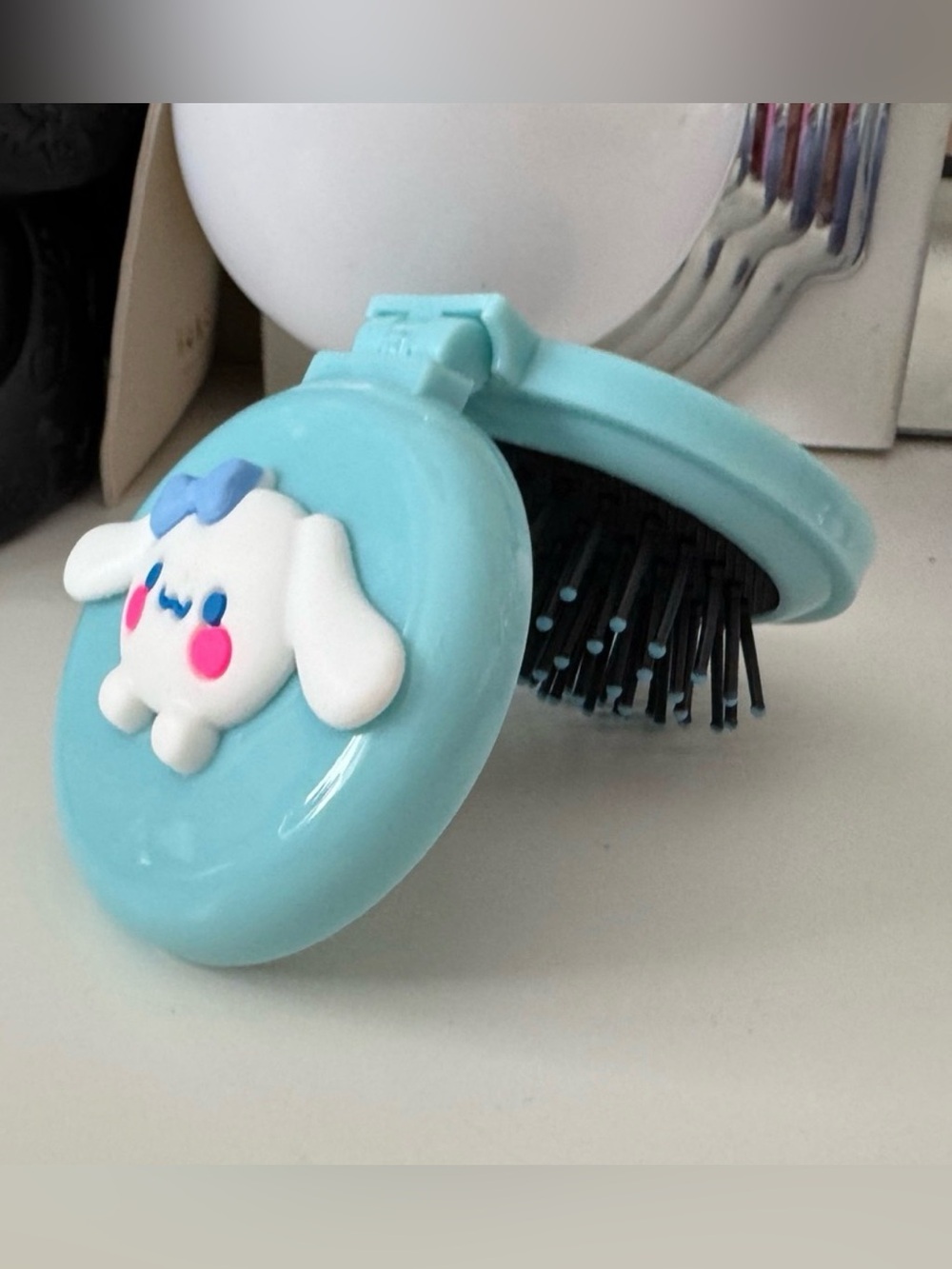 3/$15 Travel Brush Cute Kawaii Travel Brush Blue